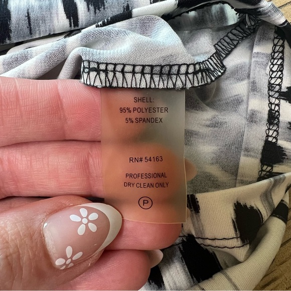 Marc New York Andrew Marc Leopard Print Sleeveless Top Black/Gray, Women’s Small - Picture 4 of 6